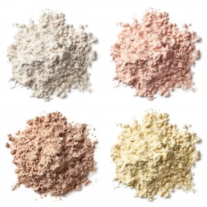 Proteinpulverhaufen