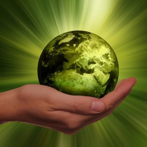 Erde in der Hand
