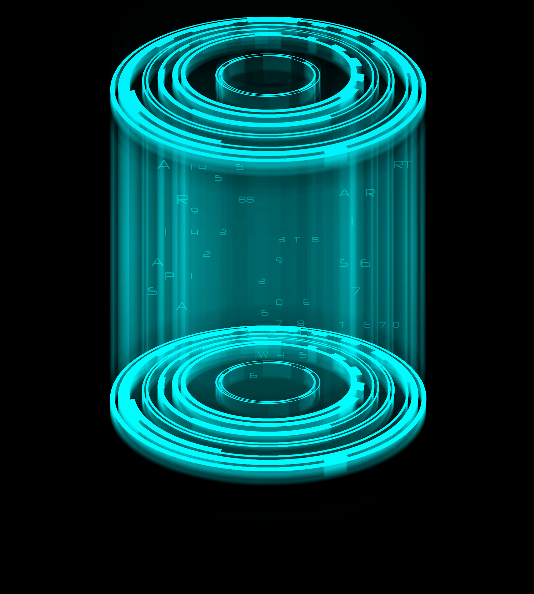 Holographie Zylinder