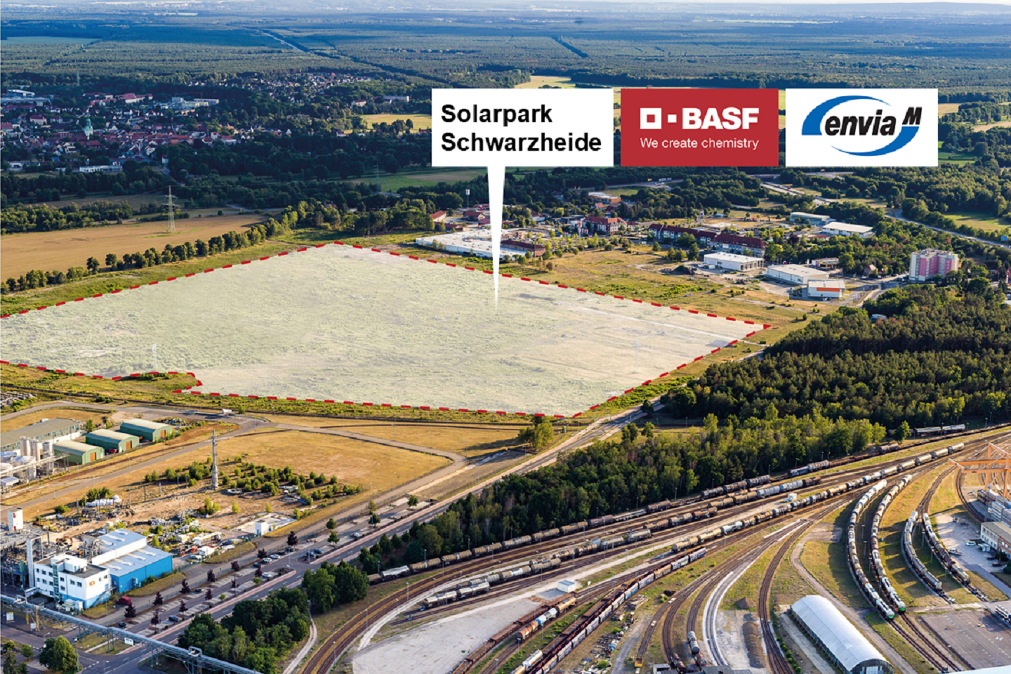 BASF enviaM Solarpark Schwarzheide