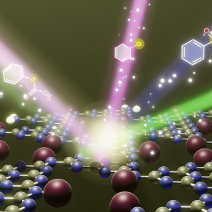 Atomare Struktur des Kohlenstoffnitrid-Photokatalysators