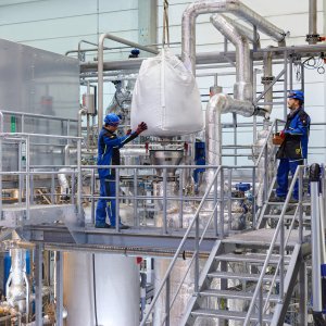 UPM Biochemicals übernimmt SunCoal Industries. Bild aus der Anlage in Ludwigsfelde, Brandenburg